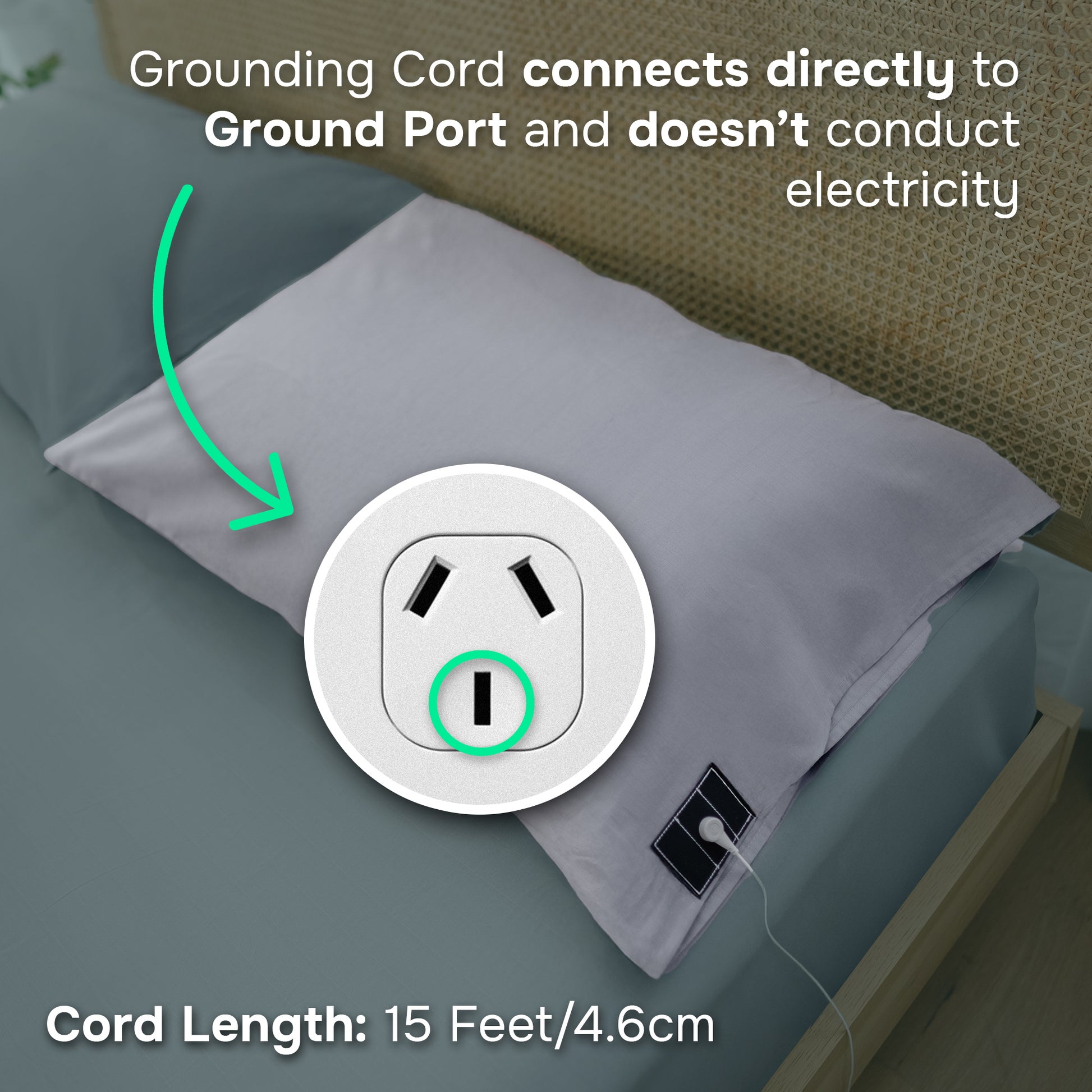 PureGrounding® Grounding Pillow Case